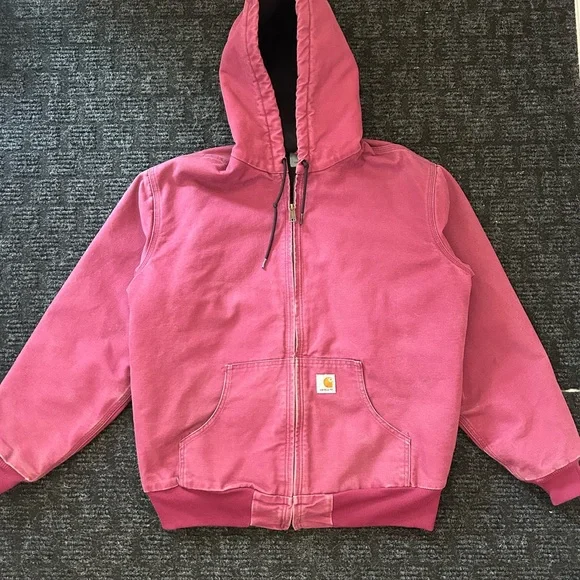 Carhartt J130 Hooded Canvas Workwear Jacket - Picture 1 of 6